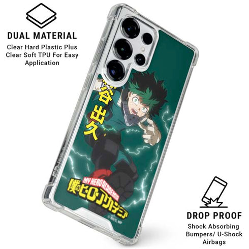 My Hero Academia Deku Season 4 Galaxy S25 Ultra Clear Case